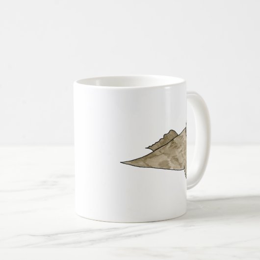 Mug Poisson de mouton. (Devant droit)