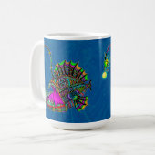 Mug Poisson de pêche électrique (Devant gauche)