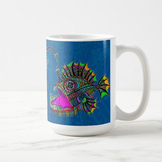 Mug Poisson de pêche électrique (Droite)