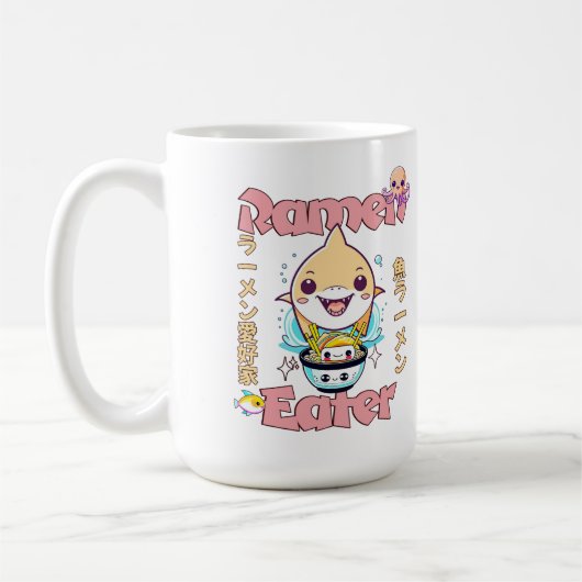 Mug Poisson de requin Ramen Mater - cuisine asiatique (Gauche)