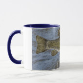Mug Poisson d'eau douce de tanches, avec le fond (Gauche)