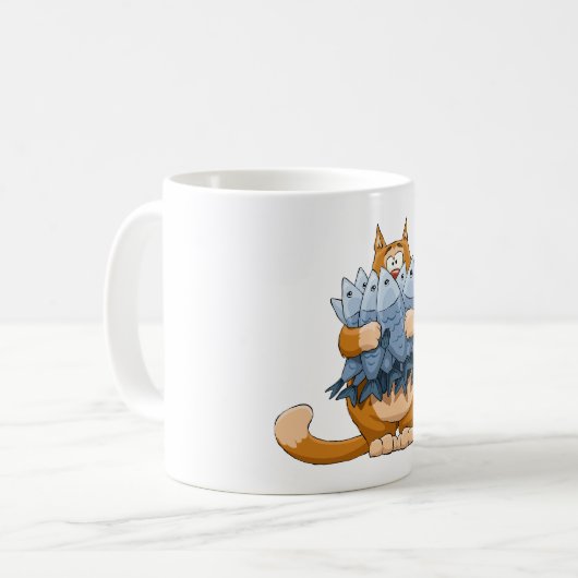 Mug Poisson d'élevage de chats (Devant gauche)