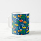 Mug Poisson d'or dans l'aquarium (Devant gauche)