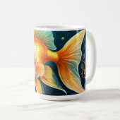 Mug Poisson d'or sous-marin (Devant droit)