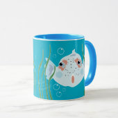 Mug Poisson drôle (Devant droit)