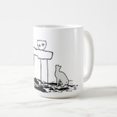 Mug Poisson et chat (Devant droit)