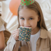 Mug Poisson et lotus Musique à fleurs