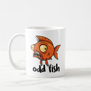 Mug Poisson Étrange Drôle Dessin Animé Carpe Koï Orang