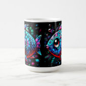 Mug Poisson floral géant Whimsical Nautique Turquoise (Centre)