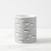 Mug Poisson gris monochrome (Centre)