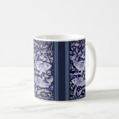 Mug Poisson Koi bleu et blanc Élégant Cadeau (Devant droit)