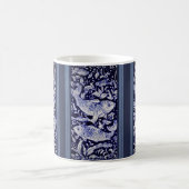 Mug Poisson Koi bleu et blanc Élégant Cadeau (Centre)