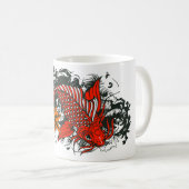 Mug Poisson koi fish tattoo old school style (Devant droit)