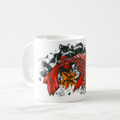 Mug Poisson koi fish tattoo old school style (Devant gauche)