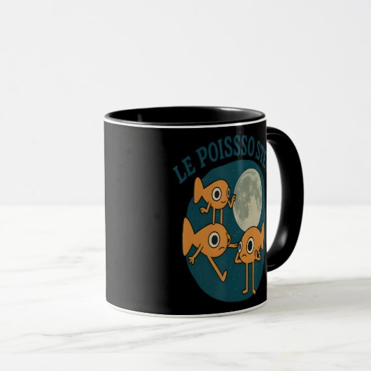 Mug Poisson Le Poisson Steve Funny Fish (Devant droit)