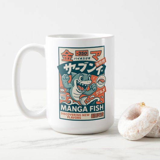 Mug Poisson Manga (Avec donut)