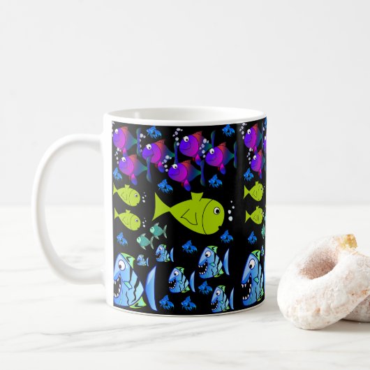 Mug poisson-muqueuse (Avec donut)