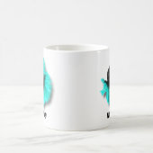 Mug Poisson noir et Turquoise Betta (Centre)