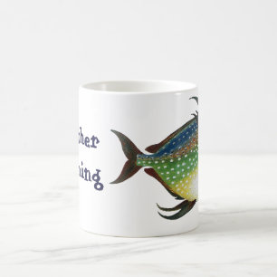 Mug Poisson Opah tropical, animal aquatique marin Vint