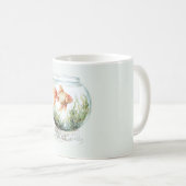 Mug Poisson Orange Pêche dans un Bol (Devant droit)