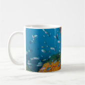 Mug Poisson Parmi La Barrière De Corail (Gauche)