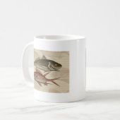 Mug Poisson Perche rouge Art pêcheur (Devant gauche)