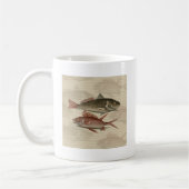 Mug Poisson Perche rouge Art pêcheur (Gauche)