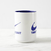 Mug Poisson-Poisson Coeur-Pêcheur-Prenez l'appât (Centre)