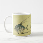 Mug Poisson Pompano Africain, Carangue à filaments vin (Gauche)