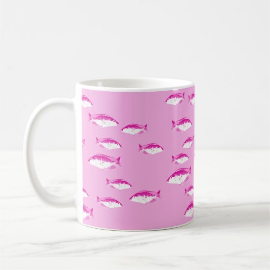 Mug Poisson rose (Gauche)