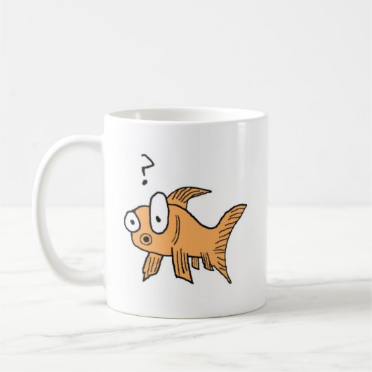 Mug Poisson rouge confus (Gauche)