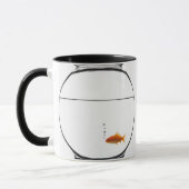 Mug Poisson rouge dans la cuvette (Gauche)