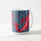 Mug Poisson rouge Koi (Devant droit)