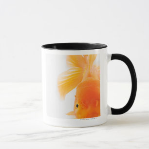 Mug Poisson rouge orange de lionhead (auratus de