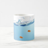 Mug Poisson rouge sous l'aquarium de l'eau (Centre)