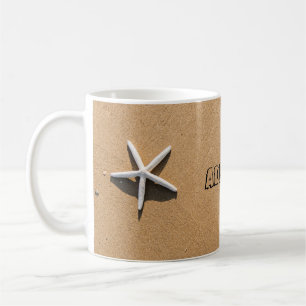 Mug Poisson Starfish sur Sandy Beach