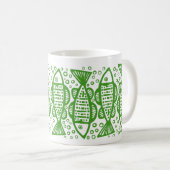 Mug Poisson - Vert Avocado (Devant droit)