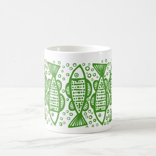 Mug Poisson - Vert Avocado (Centre)