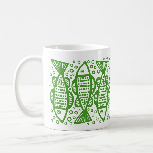 Mug Poisson - Vert Avocado (Gauche)