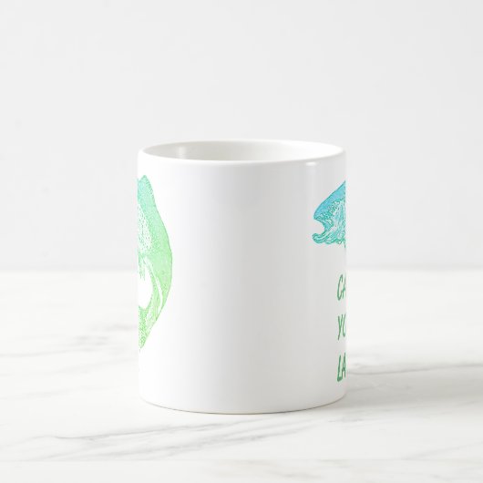 Mug Poisson Vous Attraper Plus Tard Citation Pêcheur A (Centre)