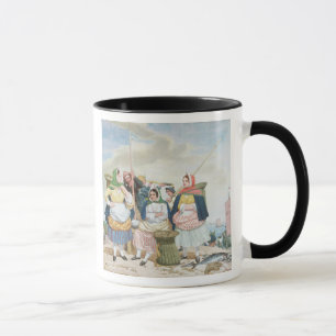 Mug Poissonnerie par la mer, c.1860 (huile sur la
