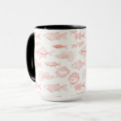 Mug Poissons (Devant gauche)
