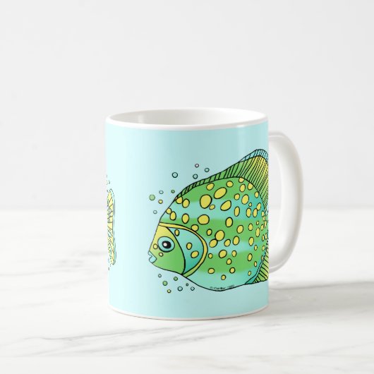 Mug Poissons (Devant droit)