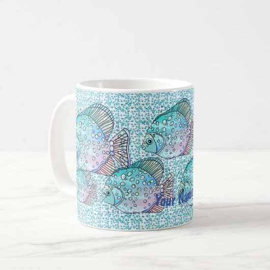Mug Poissons (Devant gauche)