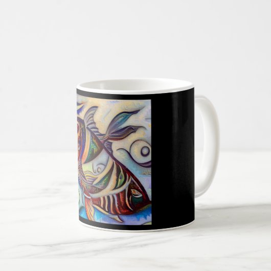 Mug Poissons 3 (Devant droit)