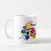 Mug poissons abstraits (Gauche)
