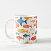 Mug Poissons amusants Motif coloré (Gauche)