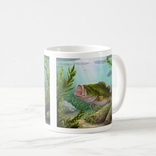 Mug Poissons bas (Devant droit)