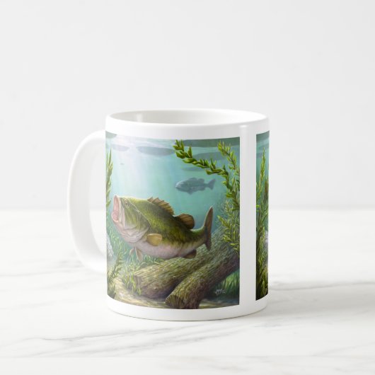 Mug Poissons bas (Devant gauche)