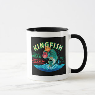 Mug Poissons bas utilisant une couronne sur un arrièr